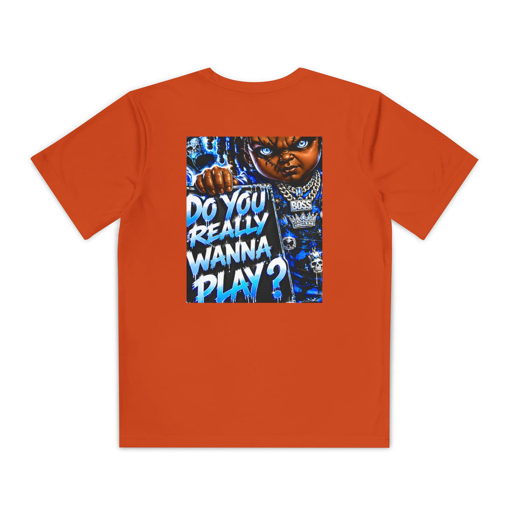 Youth Competitor Tee — 'Do You Really Wanna Play?' Graphic T-Shirt