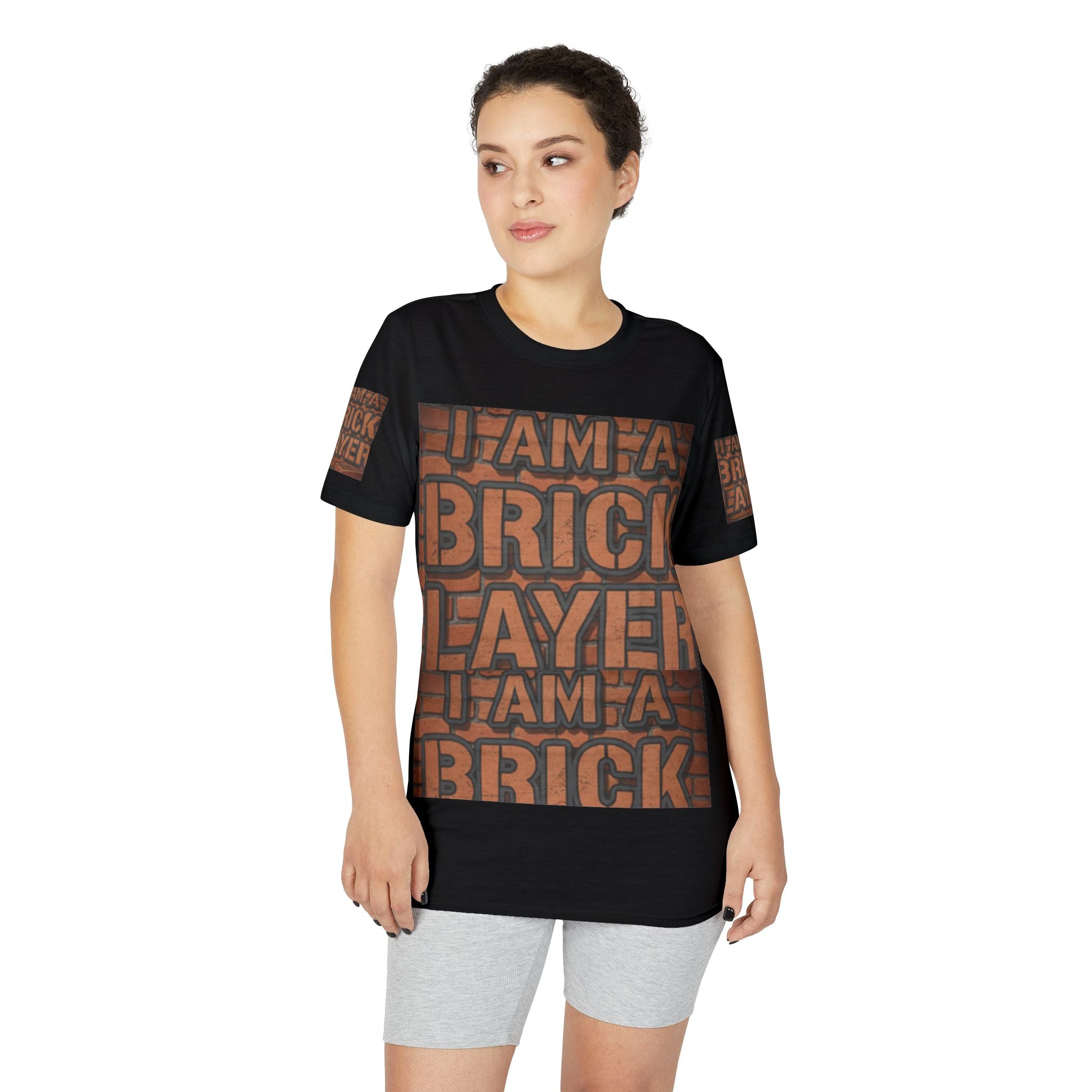 Bricklayer Graphic T-Shirt — "I Am a Bricklayer" Construction Worker Tee