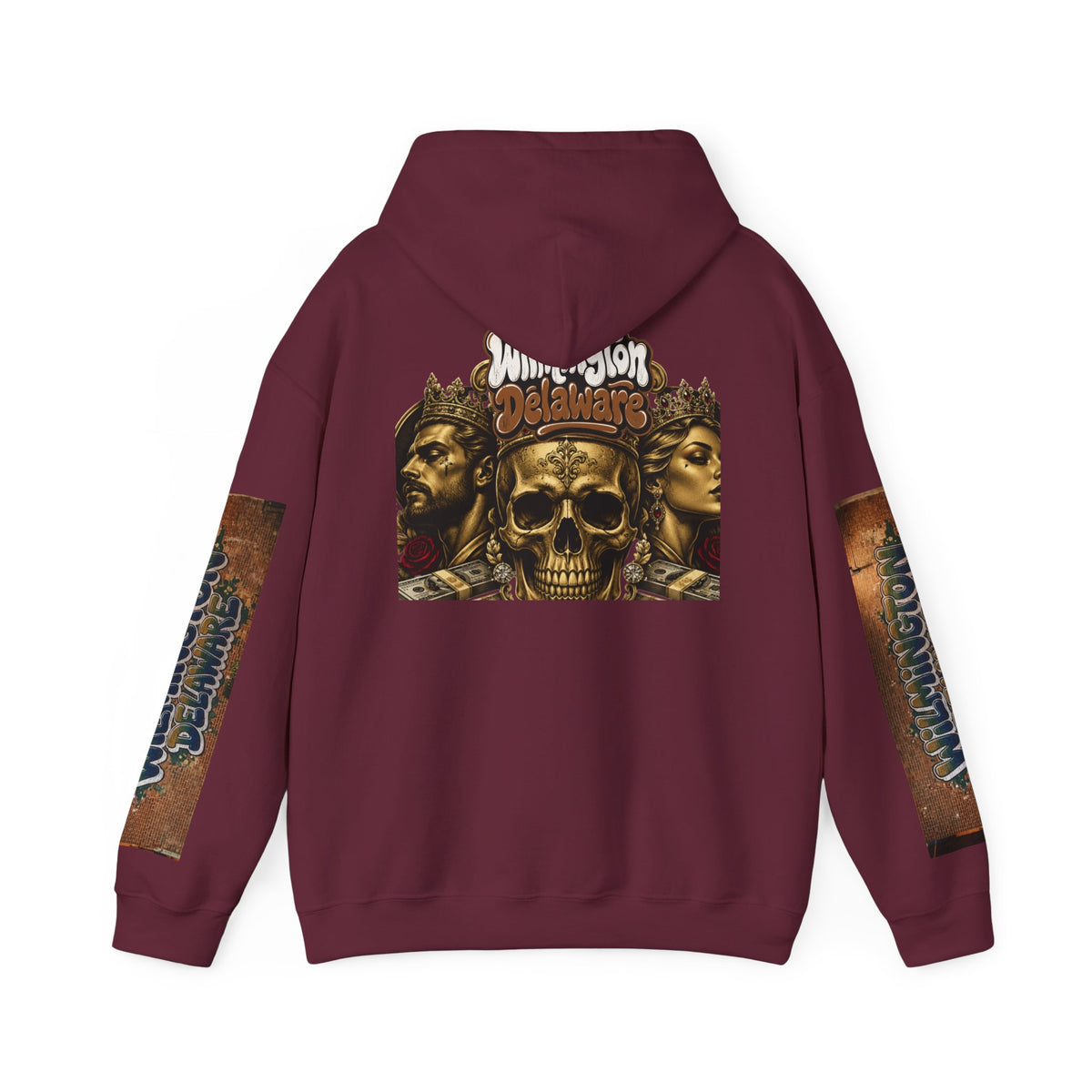 Wilmington Outlaws Western Skull Graphic Hoodie