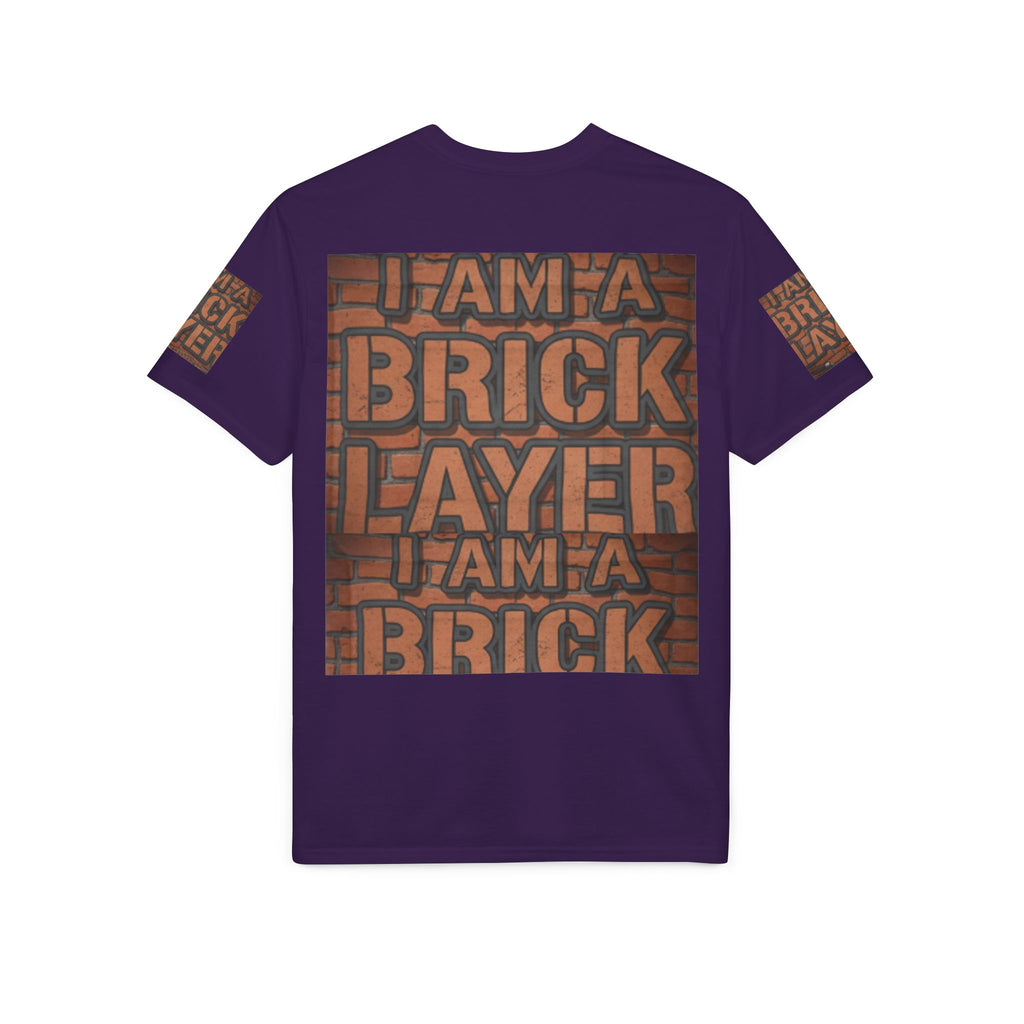 Bricklayer Graphic T-Shirt — "I Am a Bricklayer" Construction Worker Tee
