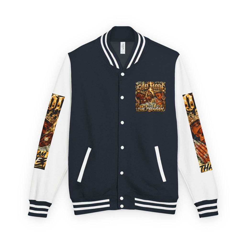 God Motive “I Am Bigger Than the Program” Letterman Jacket