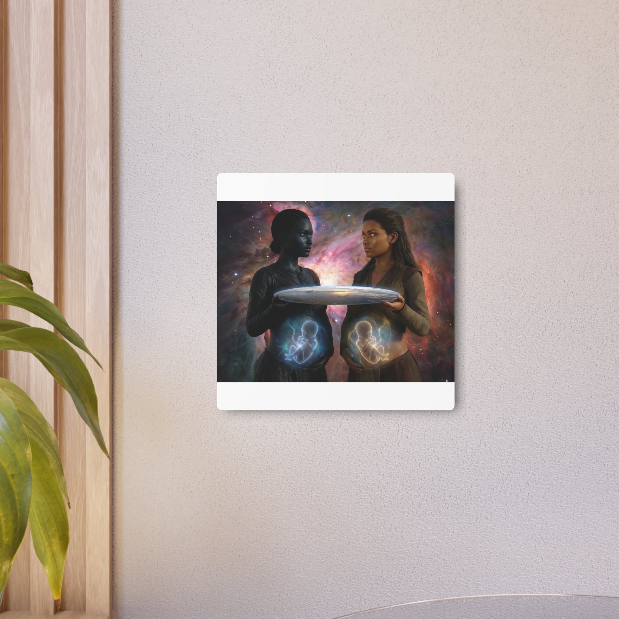 Metal Art Sign — Cosmic Mothers Artwork