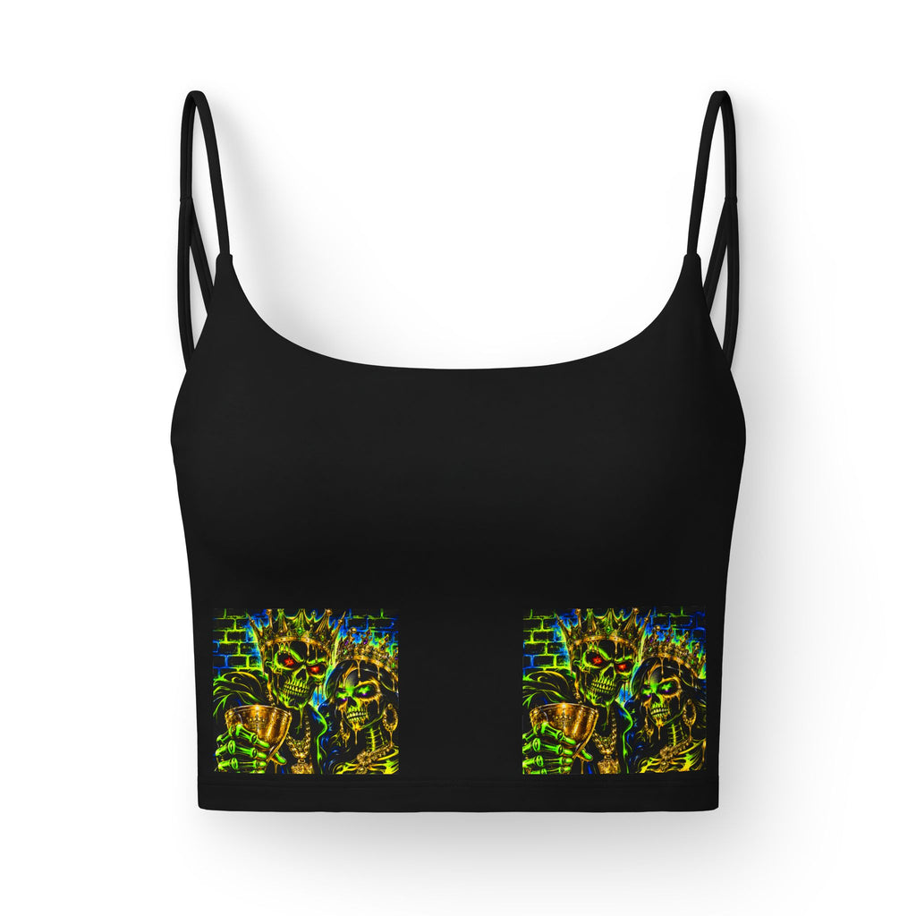 Women's Luxe Bra with Vibrant Abstract Art Print