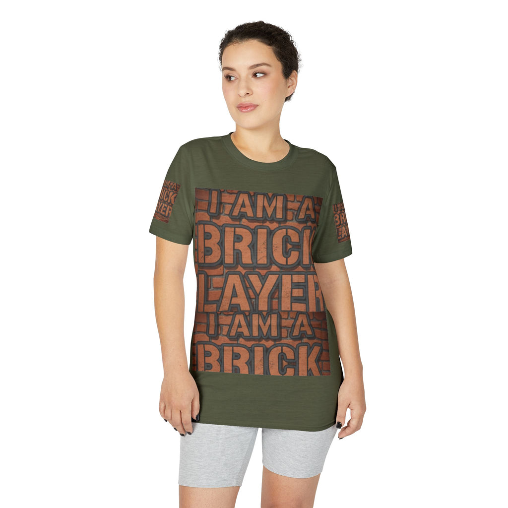 Bricklayer Graphic T-Shirt — "I Am a Bricklayer" Construction Worker Tee