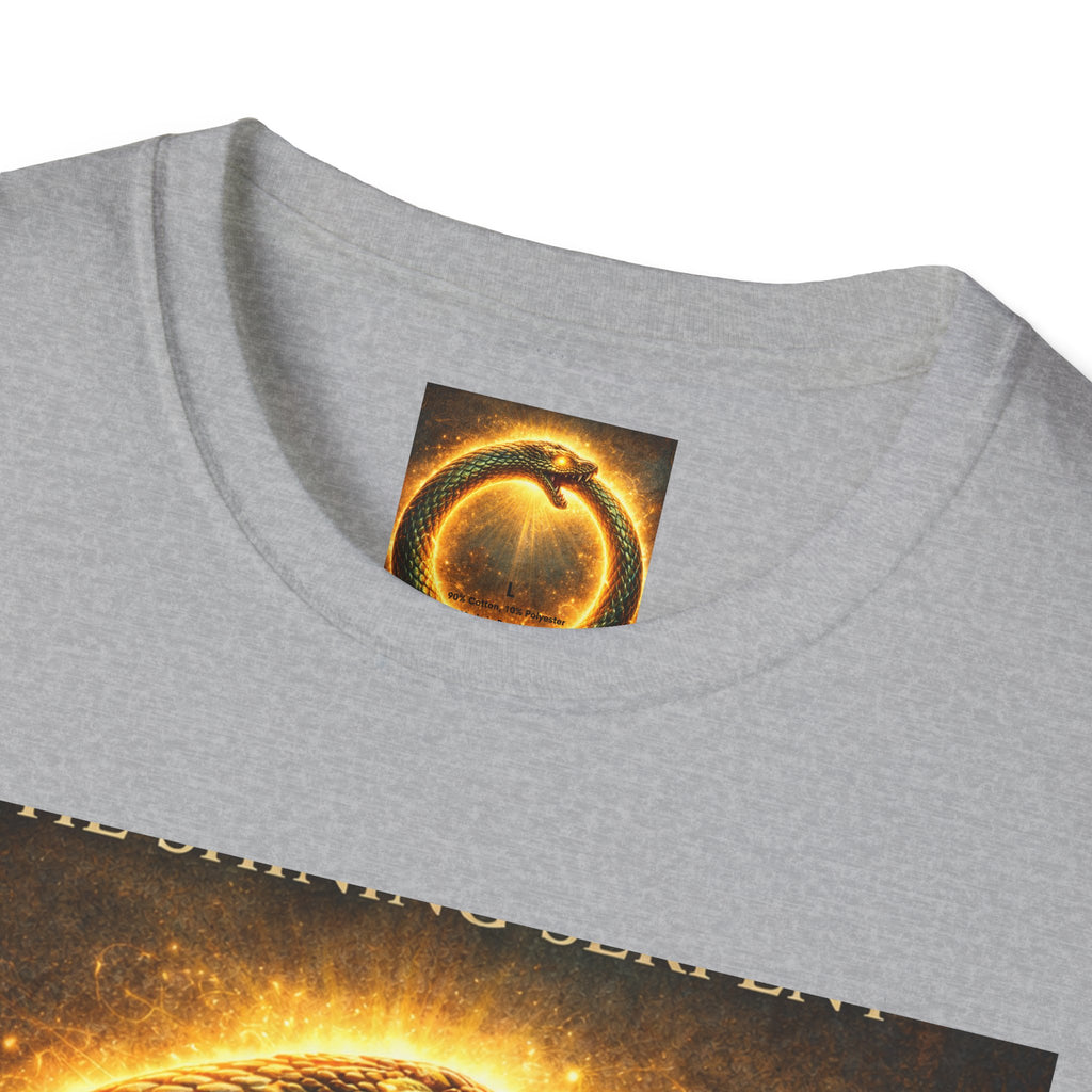 Ouroboros Flame T-Shirt — Fiery Snake Circle Graphic Tee