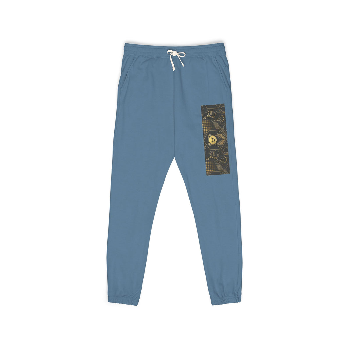 Distressed Graphic Fleece Sweatpants