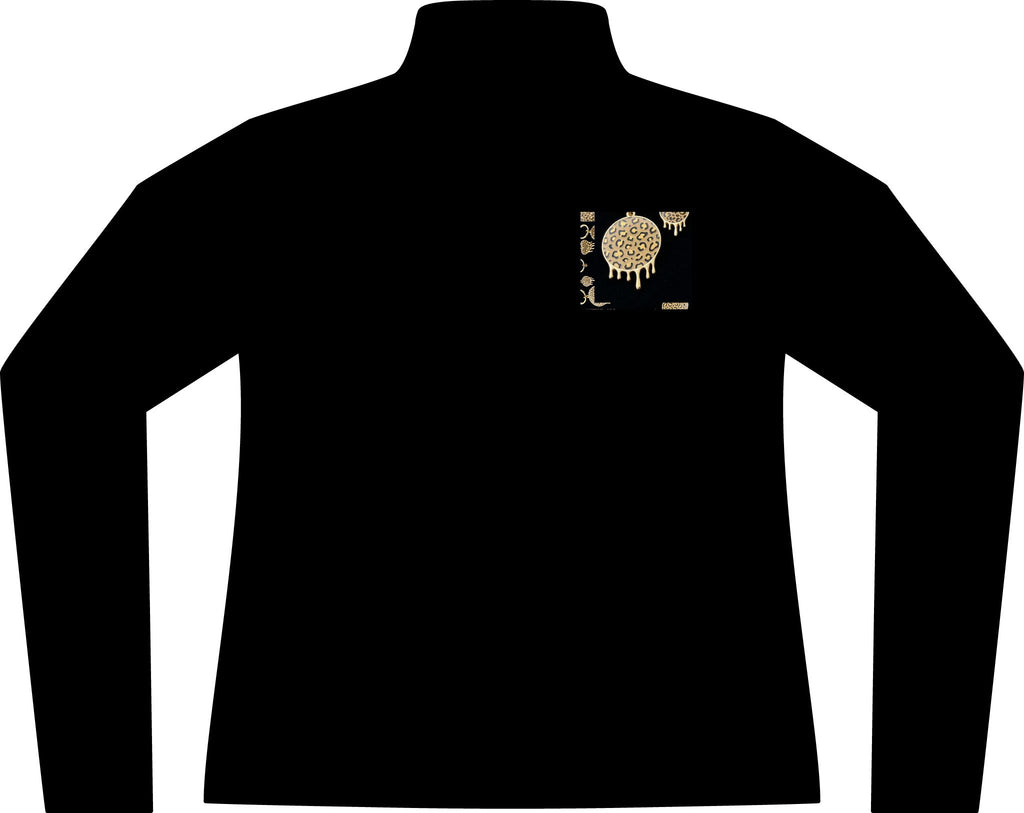 Women’s Full-Zip Practice Jacket with Gold Basketball Graphic