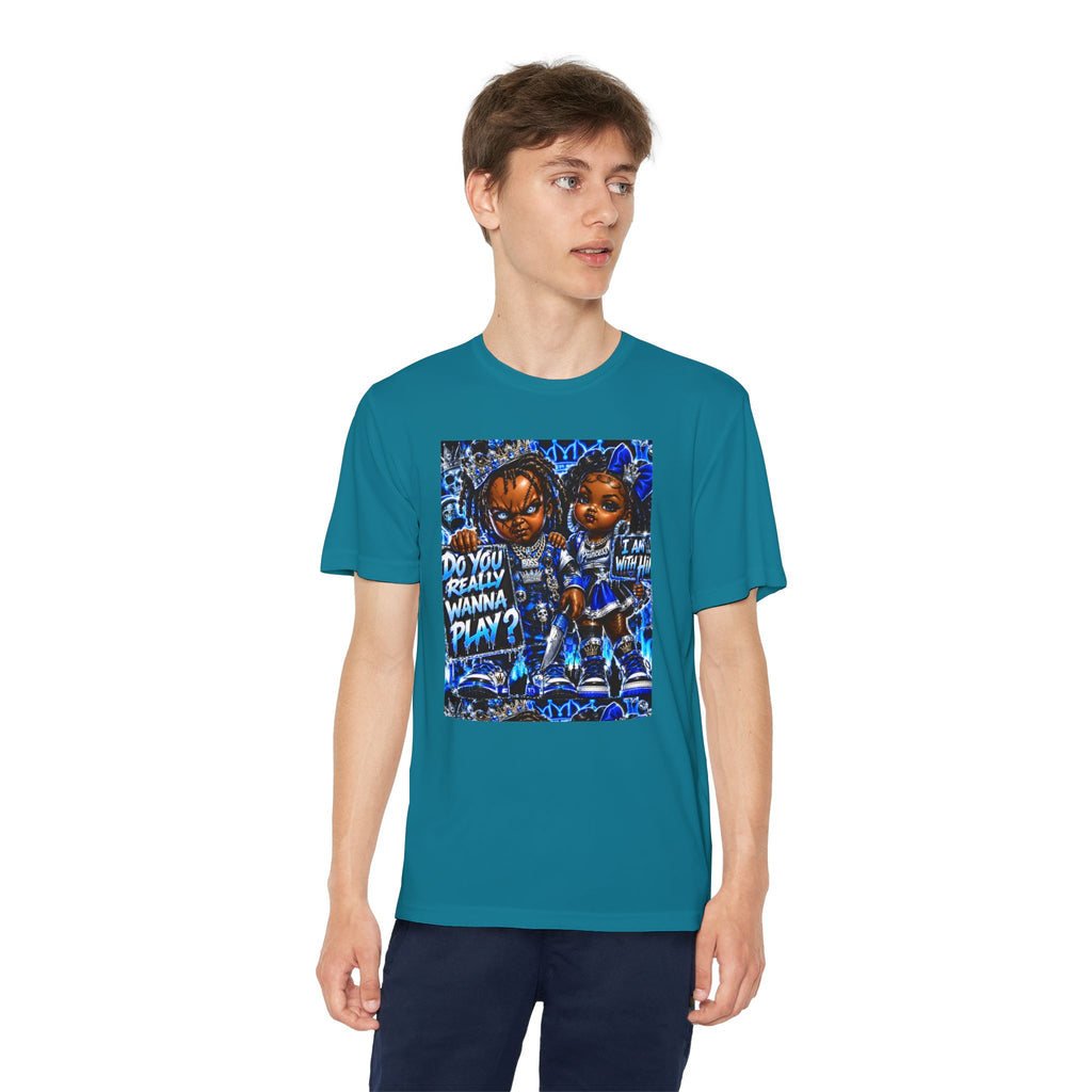 Youth Competitor Tee — 'Do You Really Wanna Play?' Graphic T-Shirt