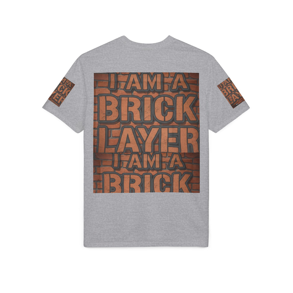Bricklayer Graphic T-Shirt — "I Am a Bricklayer" Construction Worker Tee