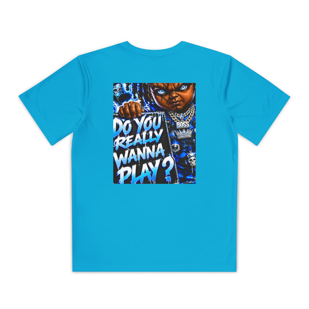 Youth Competitor Tee — 'Do You Really Wanna Play?' Graphic T-Shirt