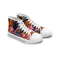 Women's High Top Sneakers – Colorful Urban Pop Art Collage Shoes