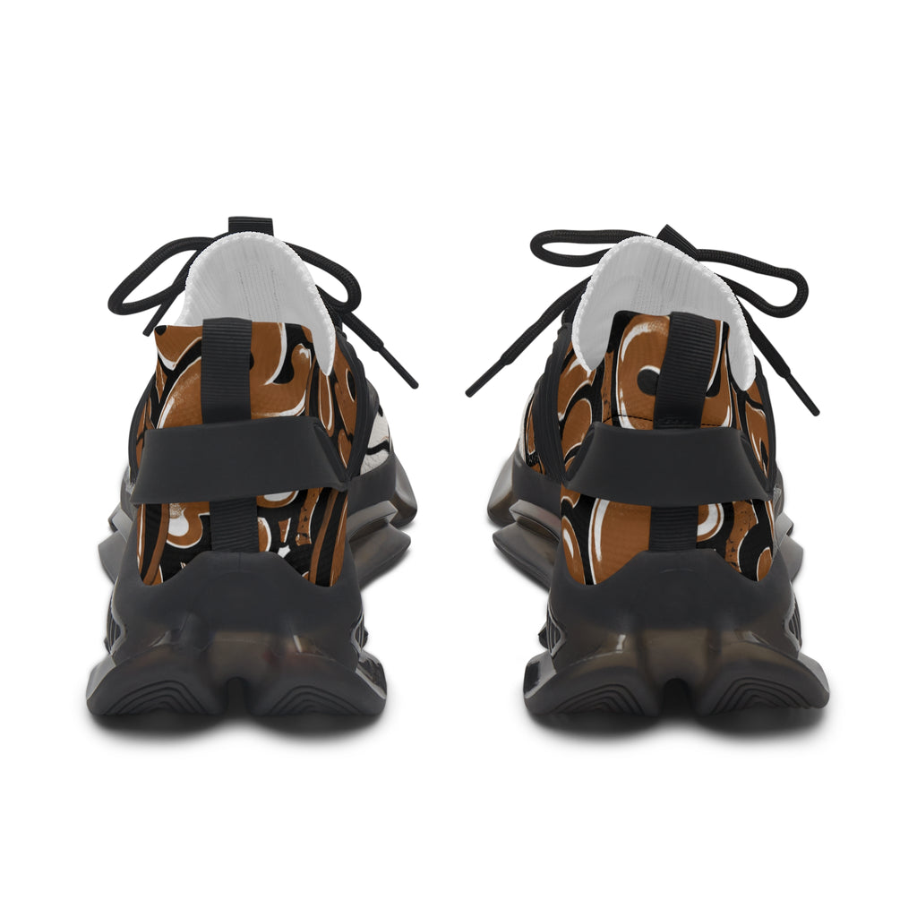 Women's Abstract Retro Mesh Sneakers