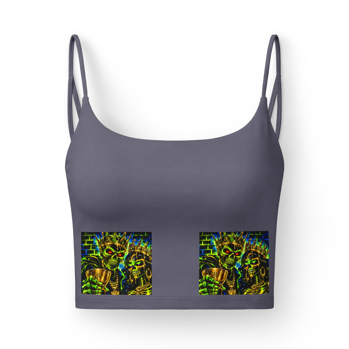 Women's Luxe Bra with Vibrant Abstract Art Print