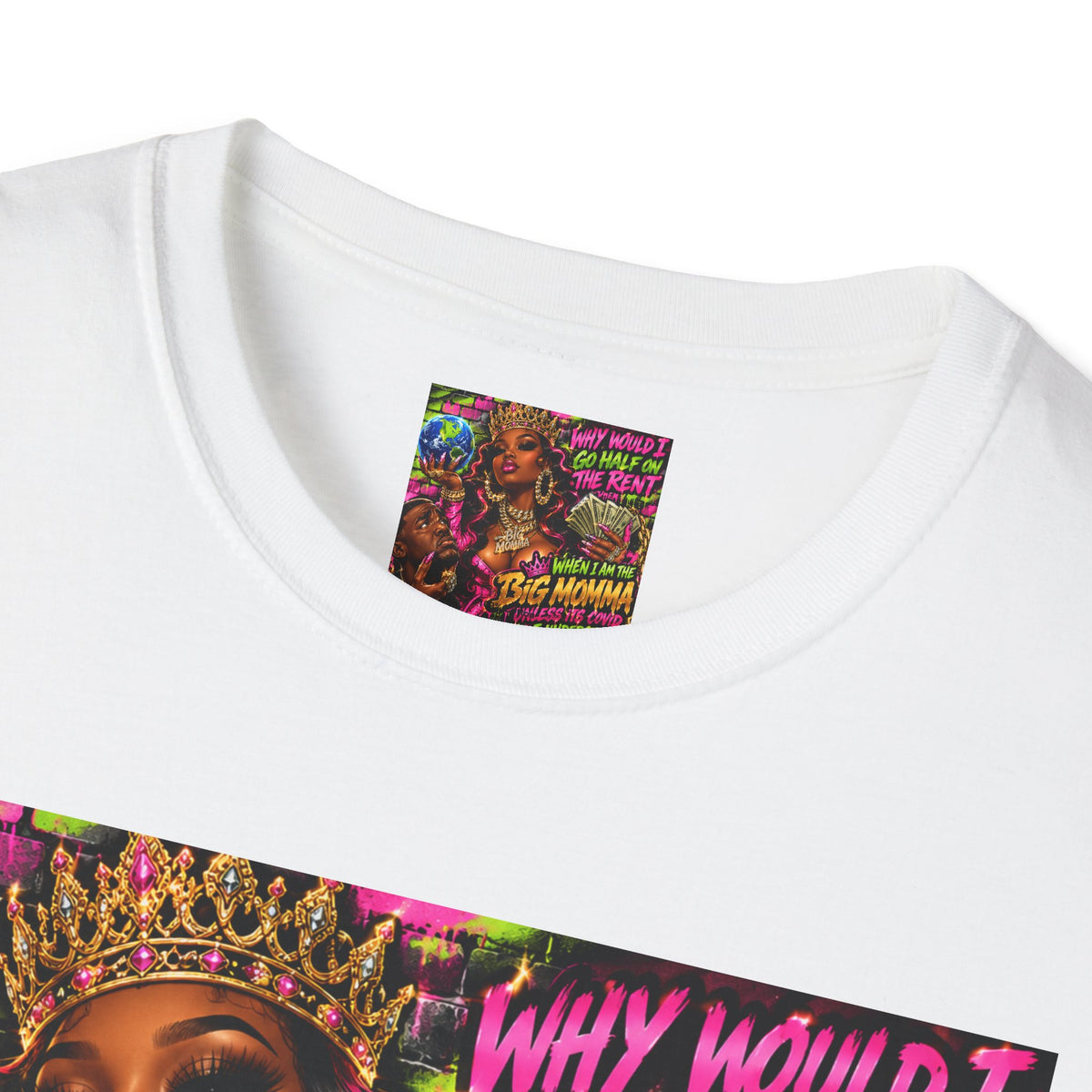 Big Momma Graphic T-Shirt – Bold Retro Hip-Hop Streetwear