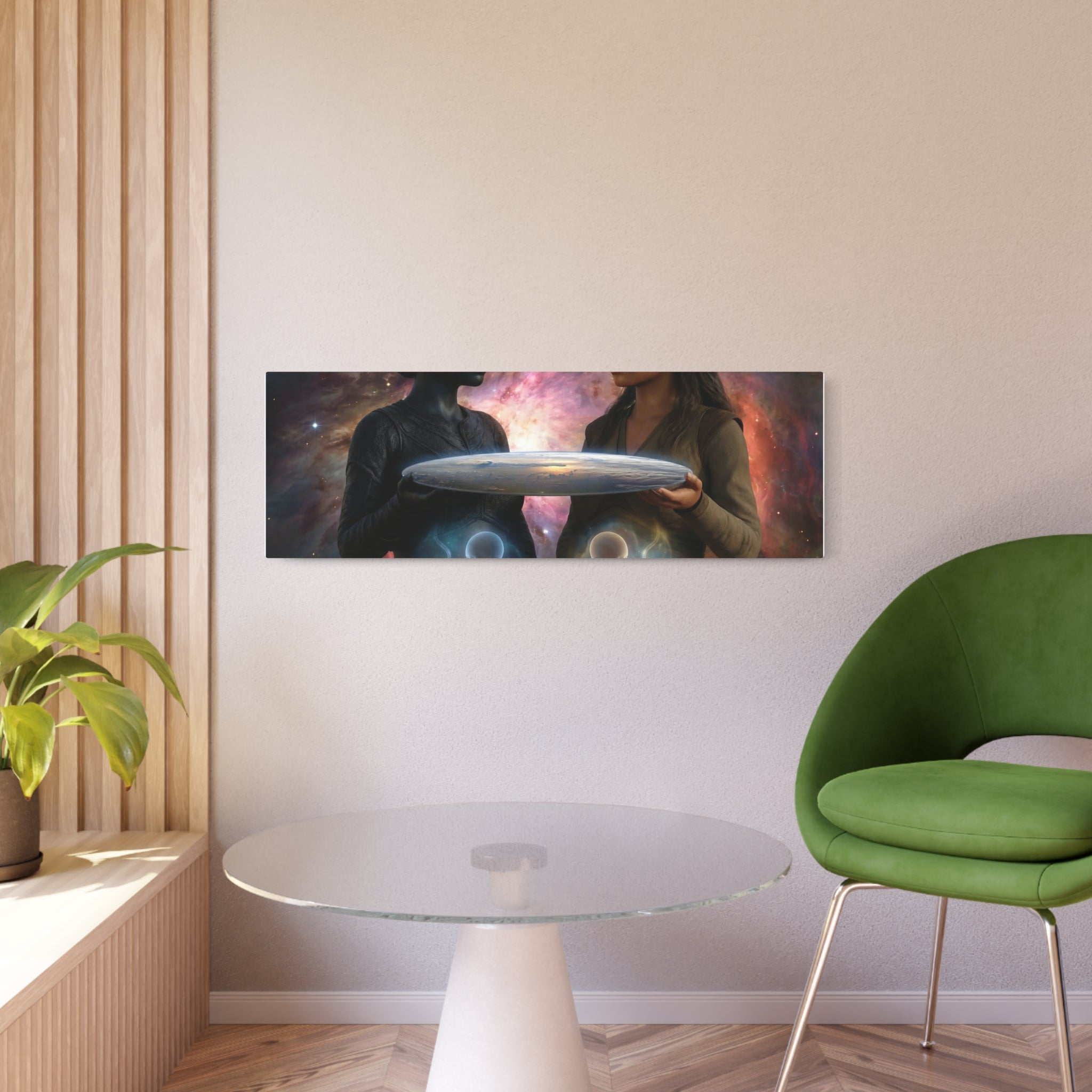 Metal Art Sign — Cosmic Mothers Artwork