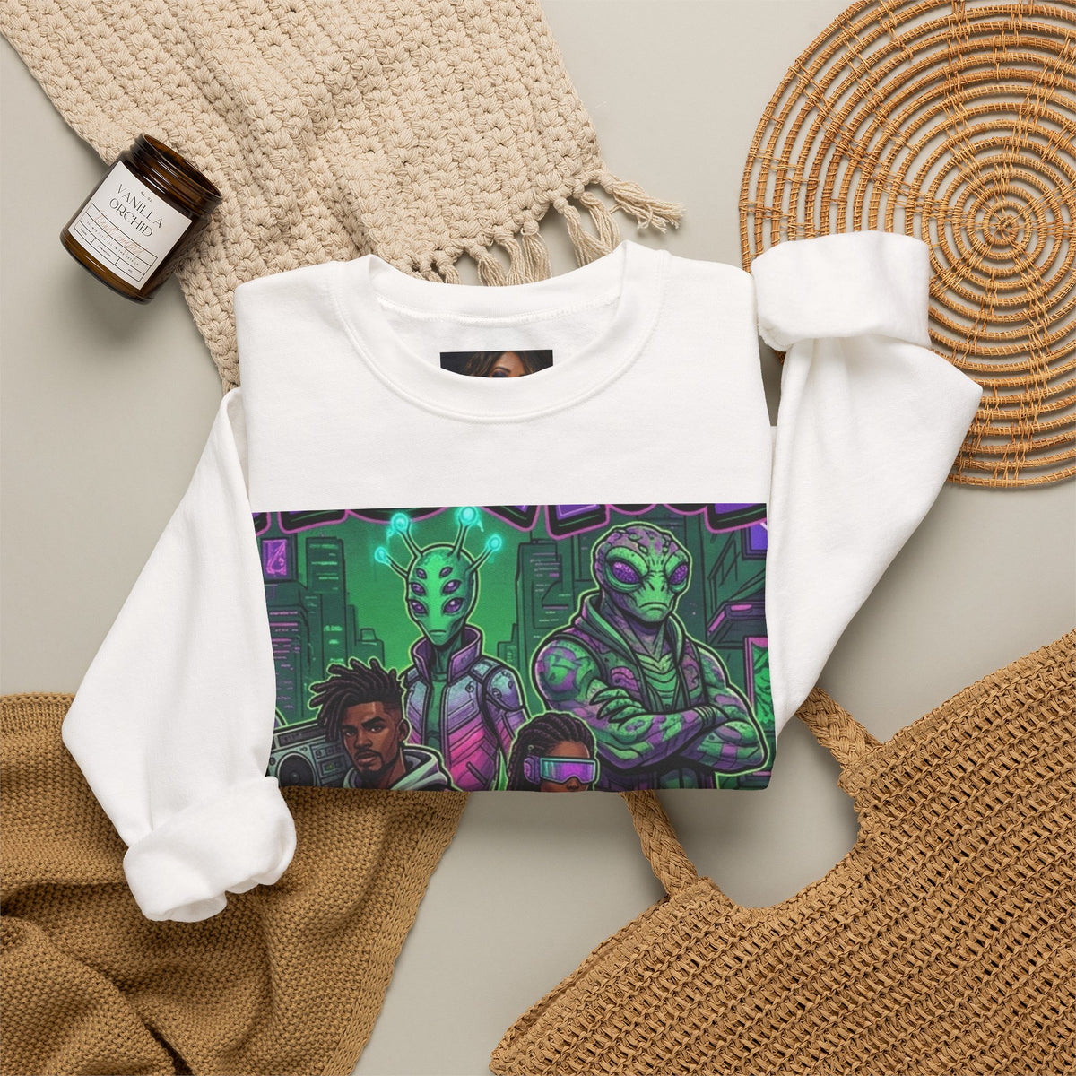C H O O S Graphic Crewneck Sweatshirt