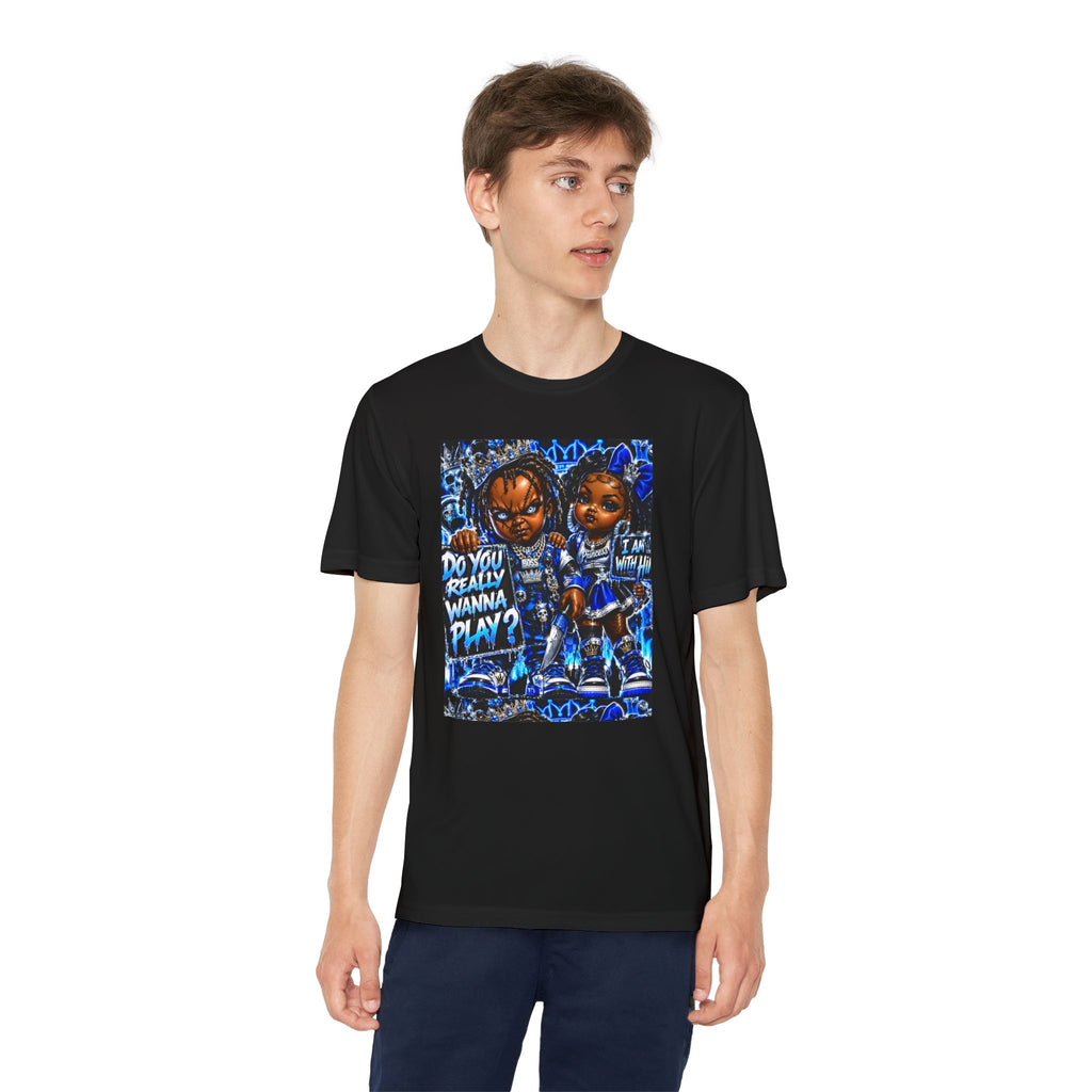 Youth Competitor Tee — 'Do You Really Wanna Play?' Graphic T-Shirt