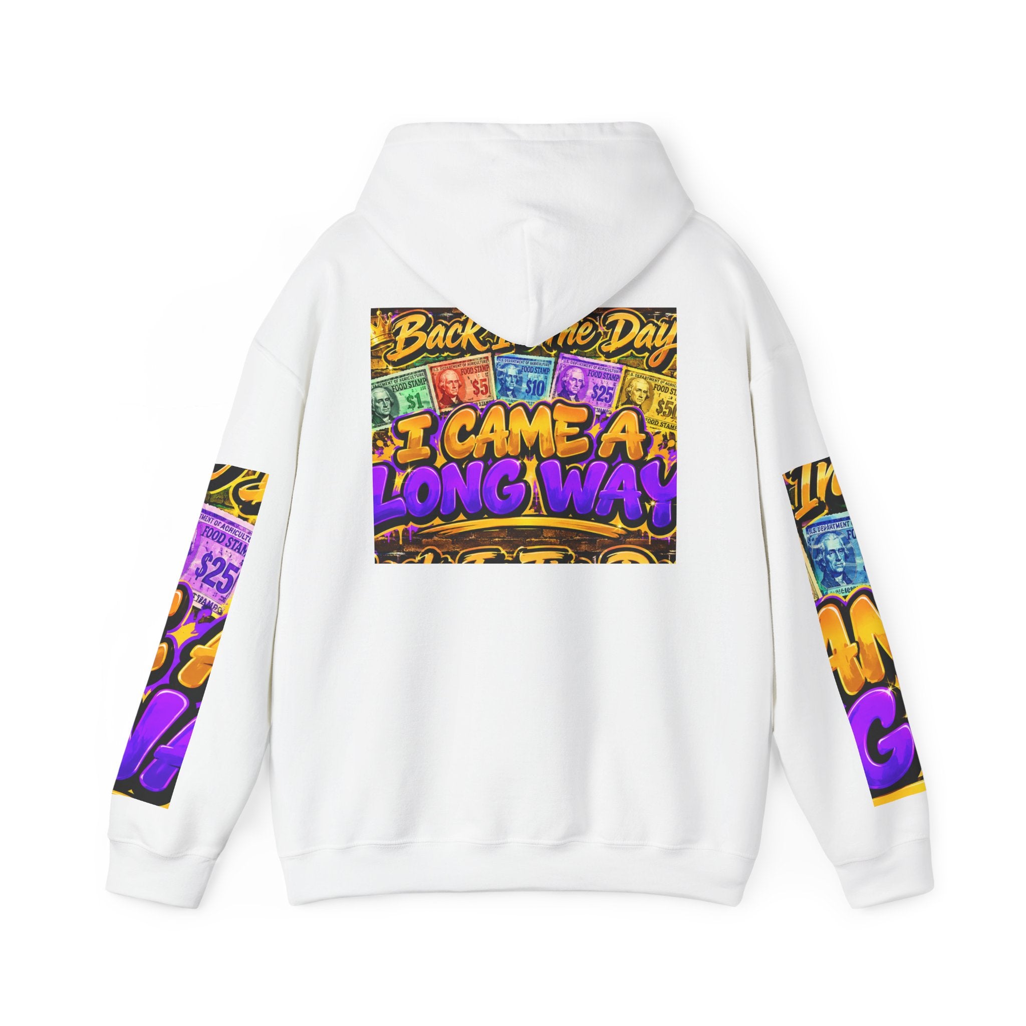 I Came A Long Way Hoodie — Retro Back In The Day Graphic Sweatshirt