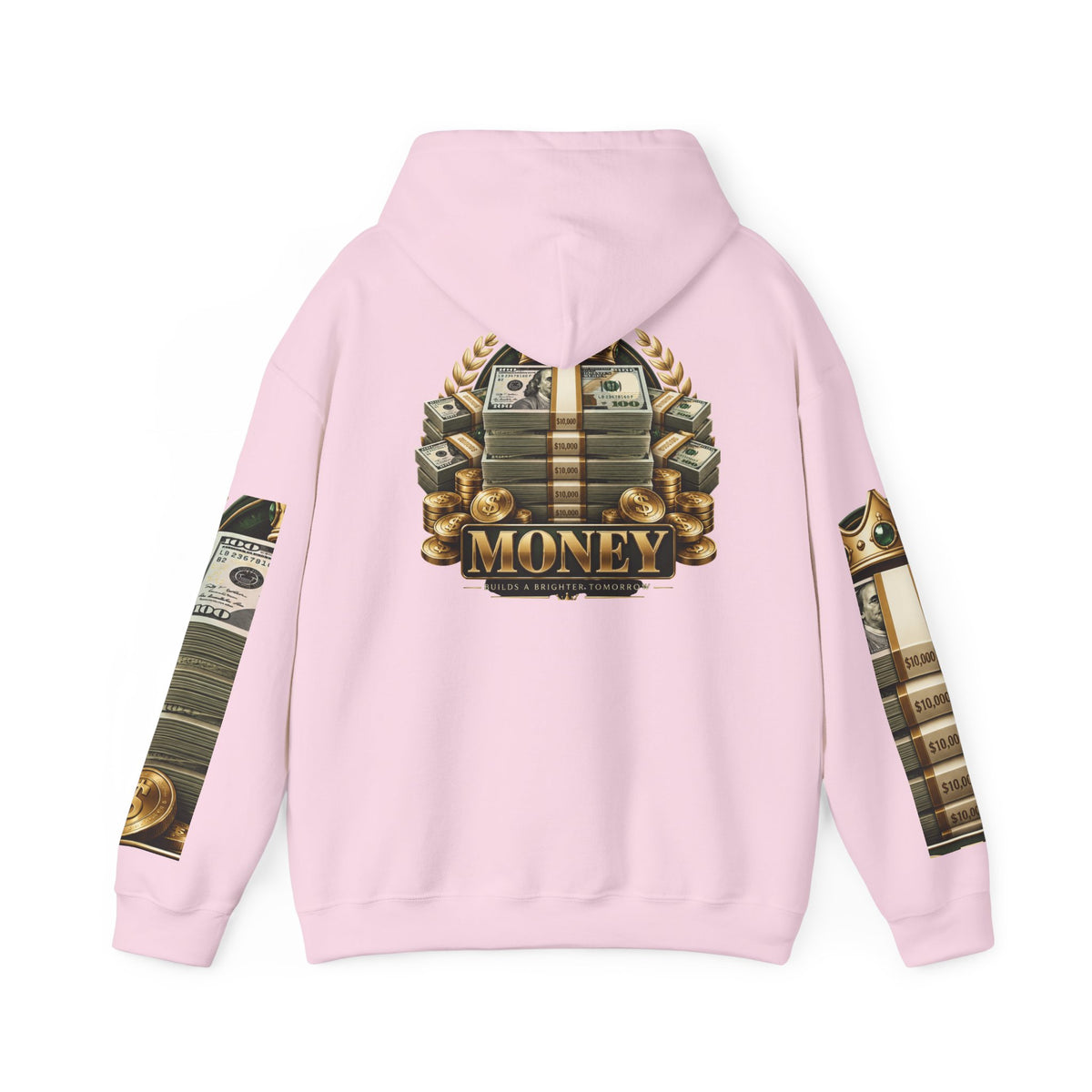 Hoodie — "You Mad At You Not Me! / You Can't Keep Up!" Flame Sleeve Graphic Hoodie