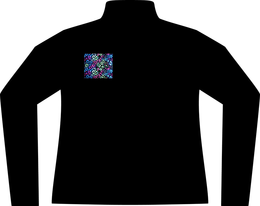 Women’s Colorful Abstract Full-Zip Practice Jacket