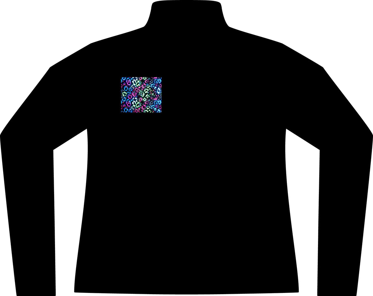 Women’s Colorful Abstract Full-Zip Practice Jacket