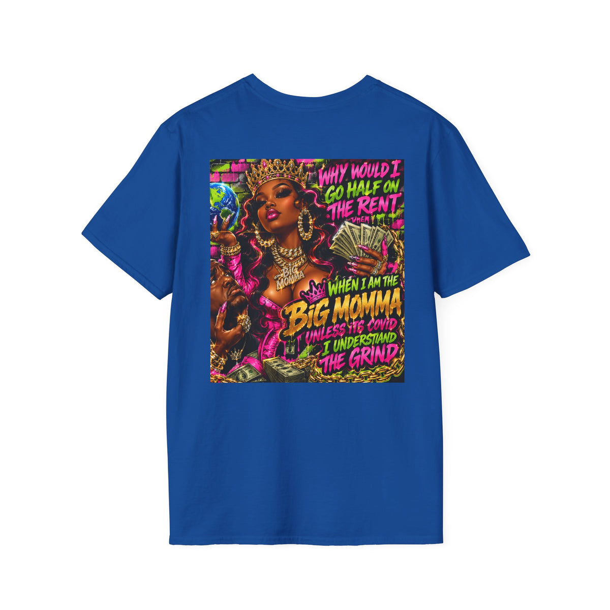 Big Momma Graphic T-Shirt – Bold Retro Hip-Hop Streetwear