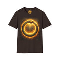Ouroboros Flame T-Shirt — Fiery Snake Circle Graphic Tee