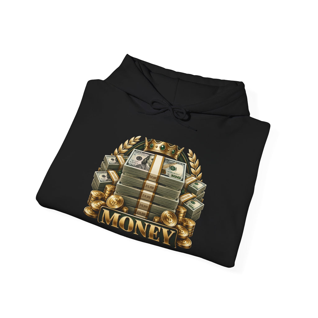 Hoodie — "You Mad At You Not Me! / You Can't Keep Up!" Flame Sleeve Graphic Hoodie