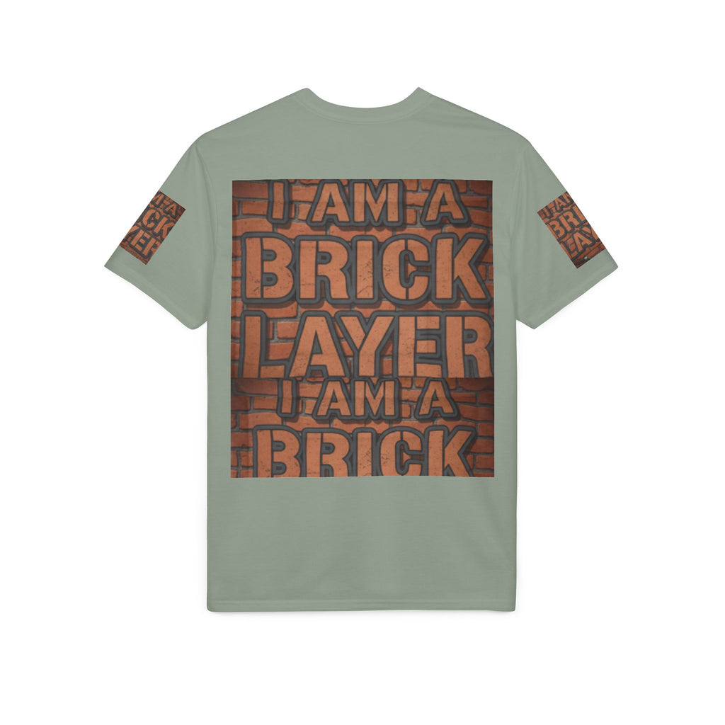 Bricklayer Graphic T-Shirt — "I Am a Bricklayer" Construction Worker Tee