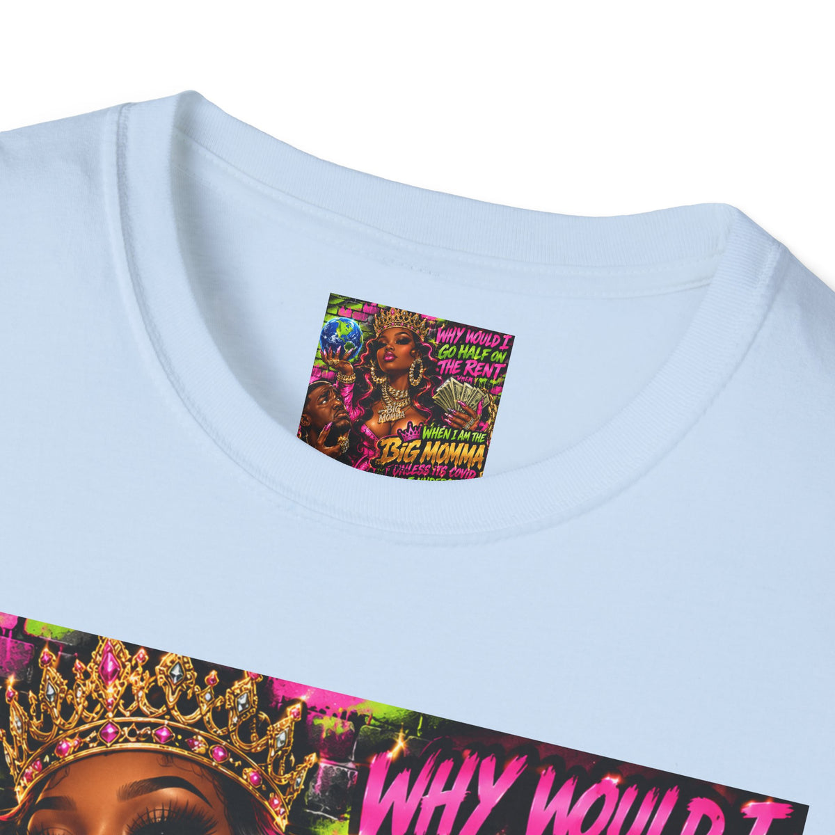 Big Momma Graphic T-Shirt – Bold Retro Hip-Hop Streetwear