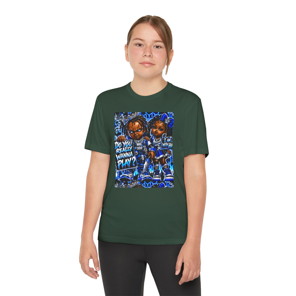 Youth Competitor Tee — 'Do You Really Wanna Play?' Graphic T-Shirt
