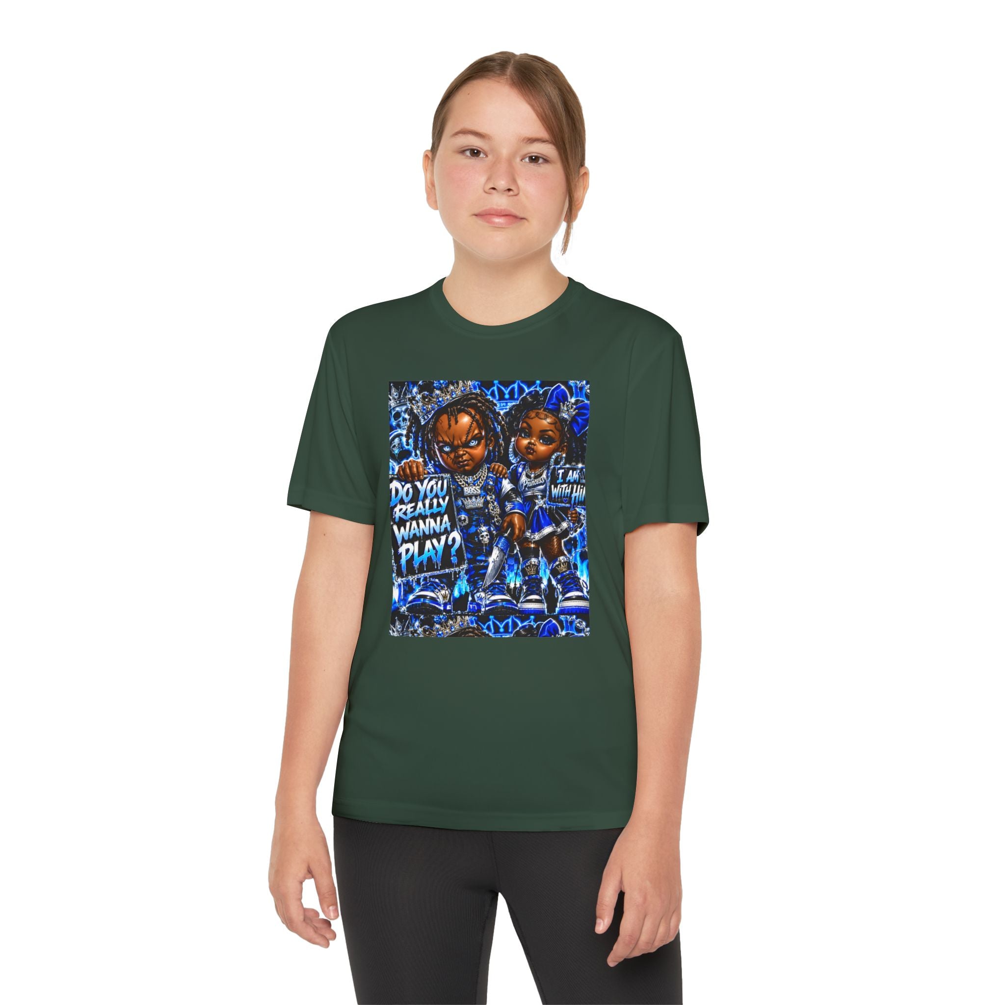 Youth Competitor Tee — 'Do You Really Wanna Play?' Graphic T-Shirt