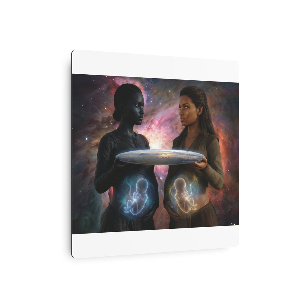 Metal Art Sign — Cosmic Mothers Artwork
