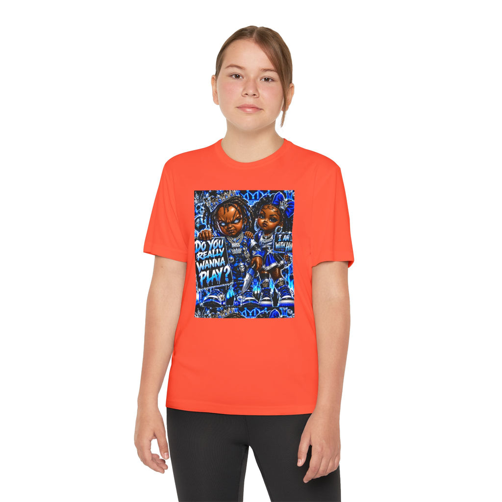 Youth Competitor Tee — 'Do You Really Wanna Play?' Graphic T-Shirt