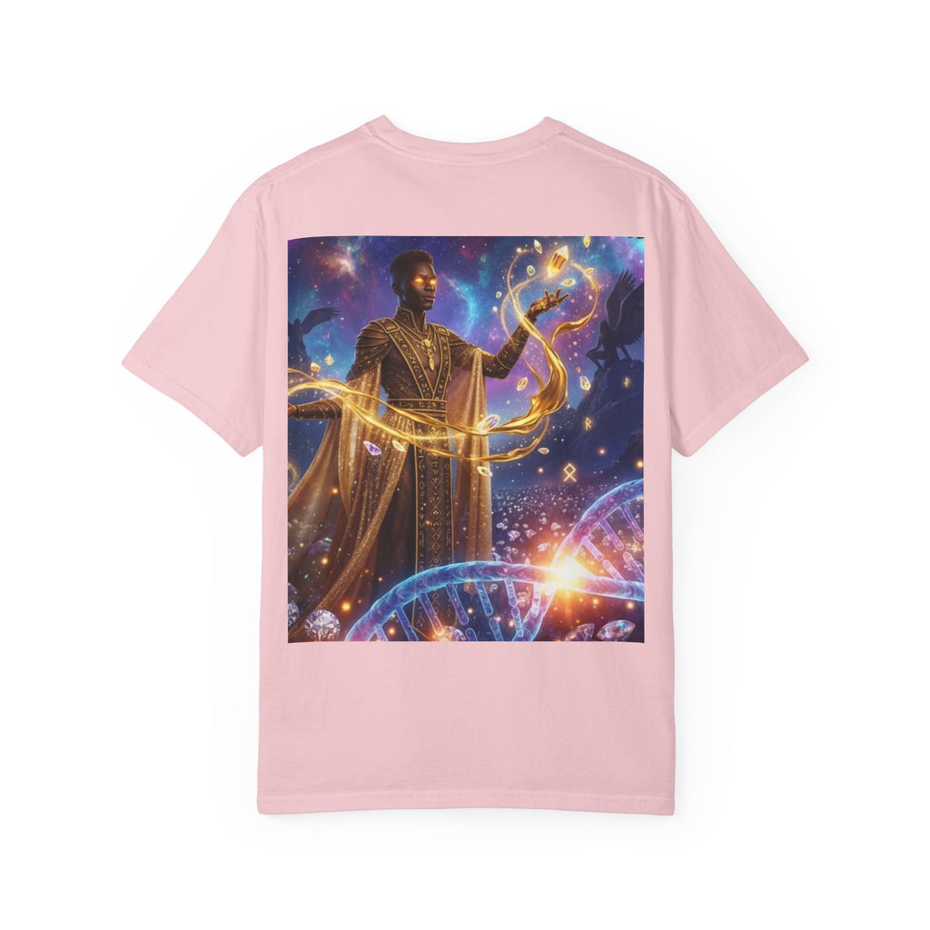 Cosmic Sorcerer T-Shirt — Celestial Magic Art Tee