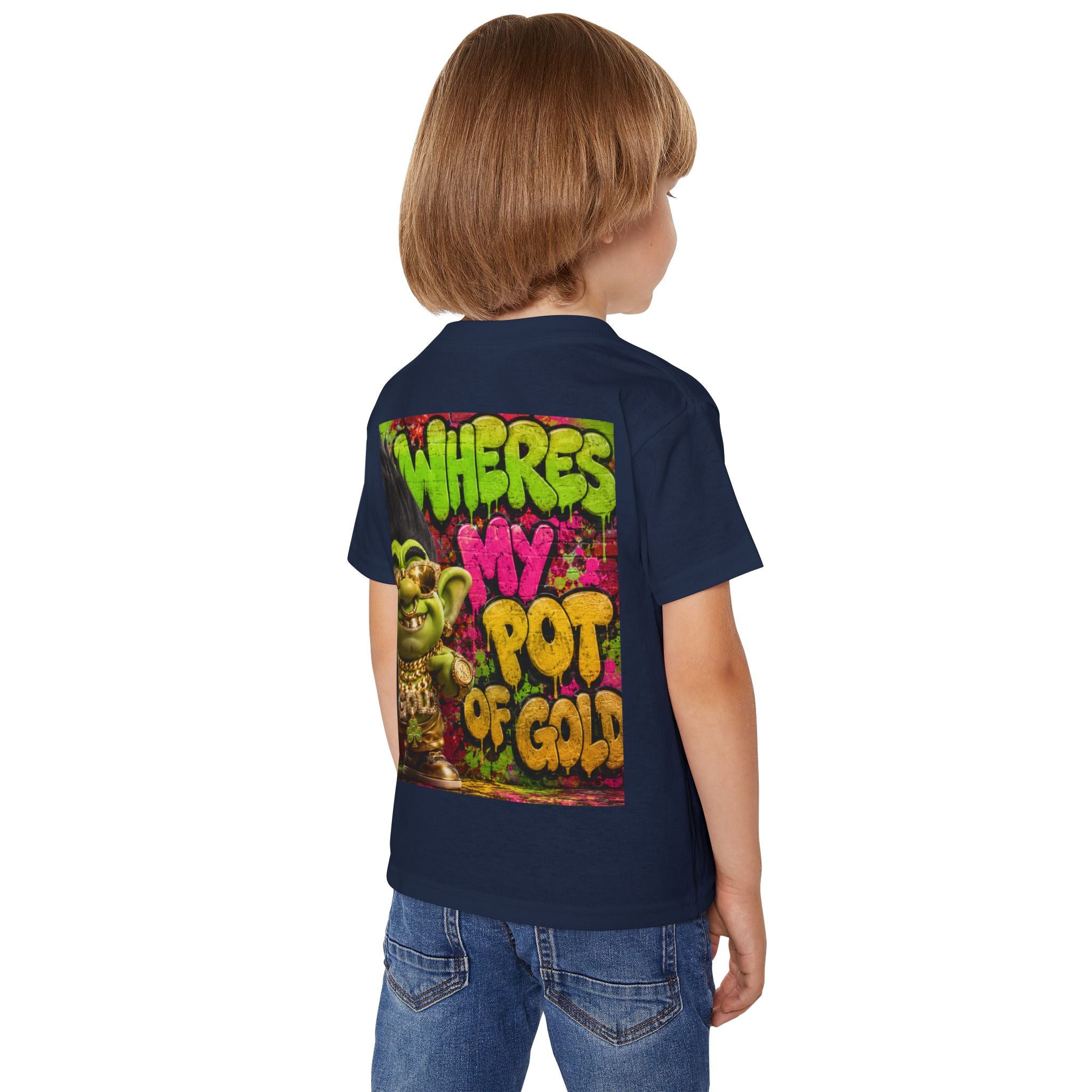 Toddler T-Shirt — "Where's My Pot of Gold" St. Patrick’s Day Troll Tee