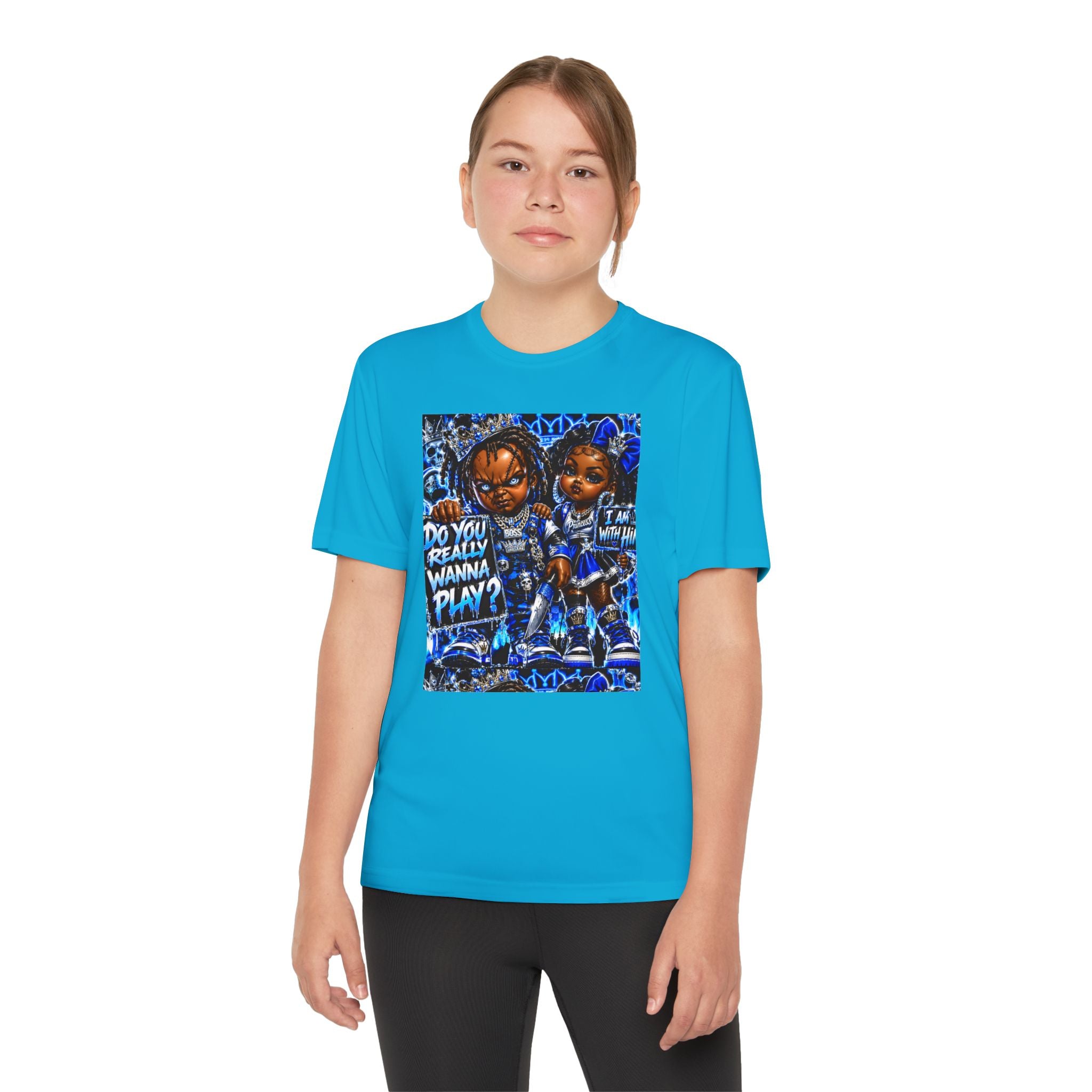 Youth Competitor Tee — 'Do You Really Wanna Play?' Graphic T-Shirt