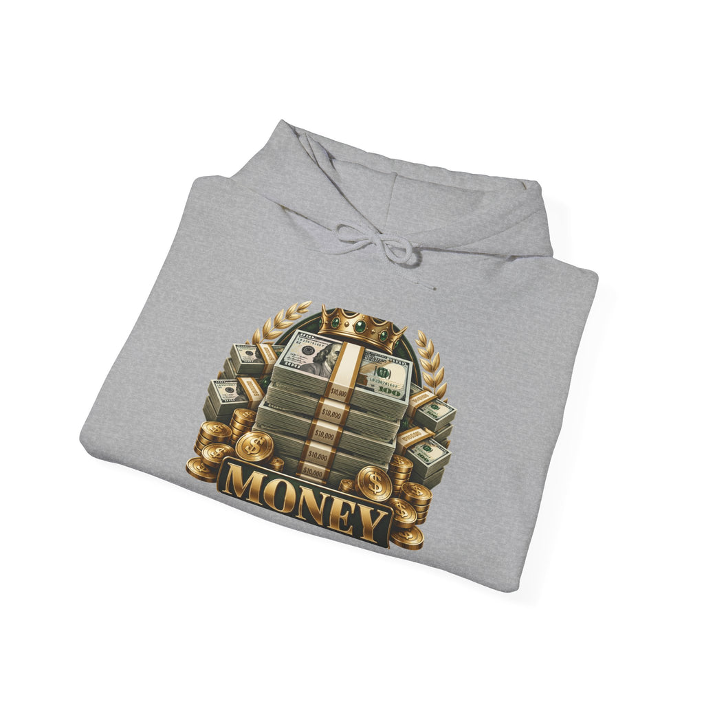 Hoodie — "You Mad At You Not Me! / You Can't Keep Up!" Flame Sleeve Graphic Hoodie