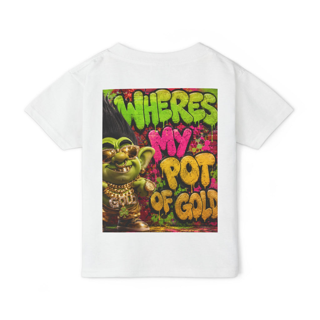 Toddler T-Shirt — "Where's My Pot of Gold" St. Patrick’s Day Troll Tee