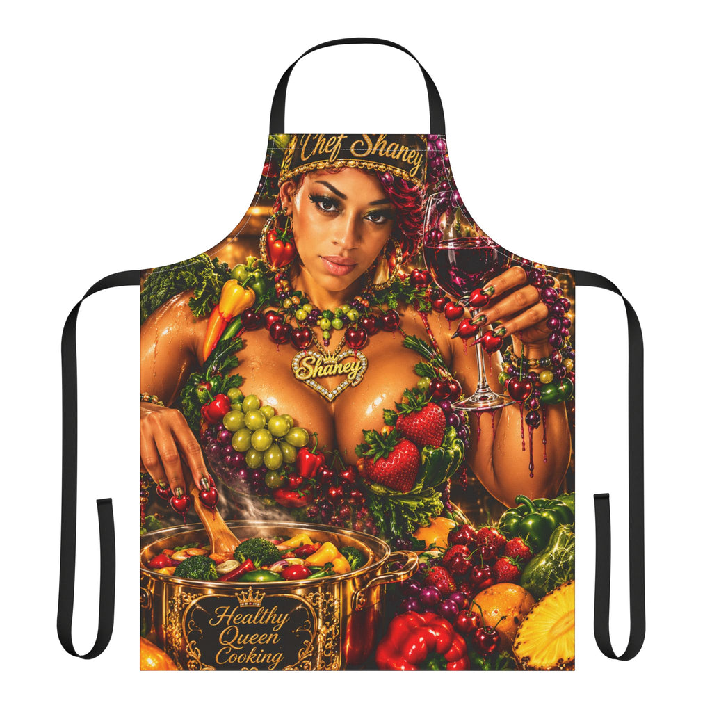 Apron — Vibrant Fruit Goddess Cooking Apron