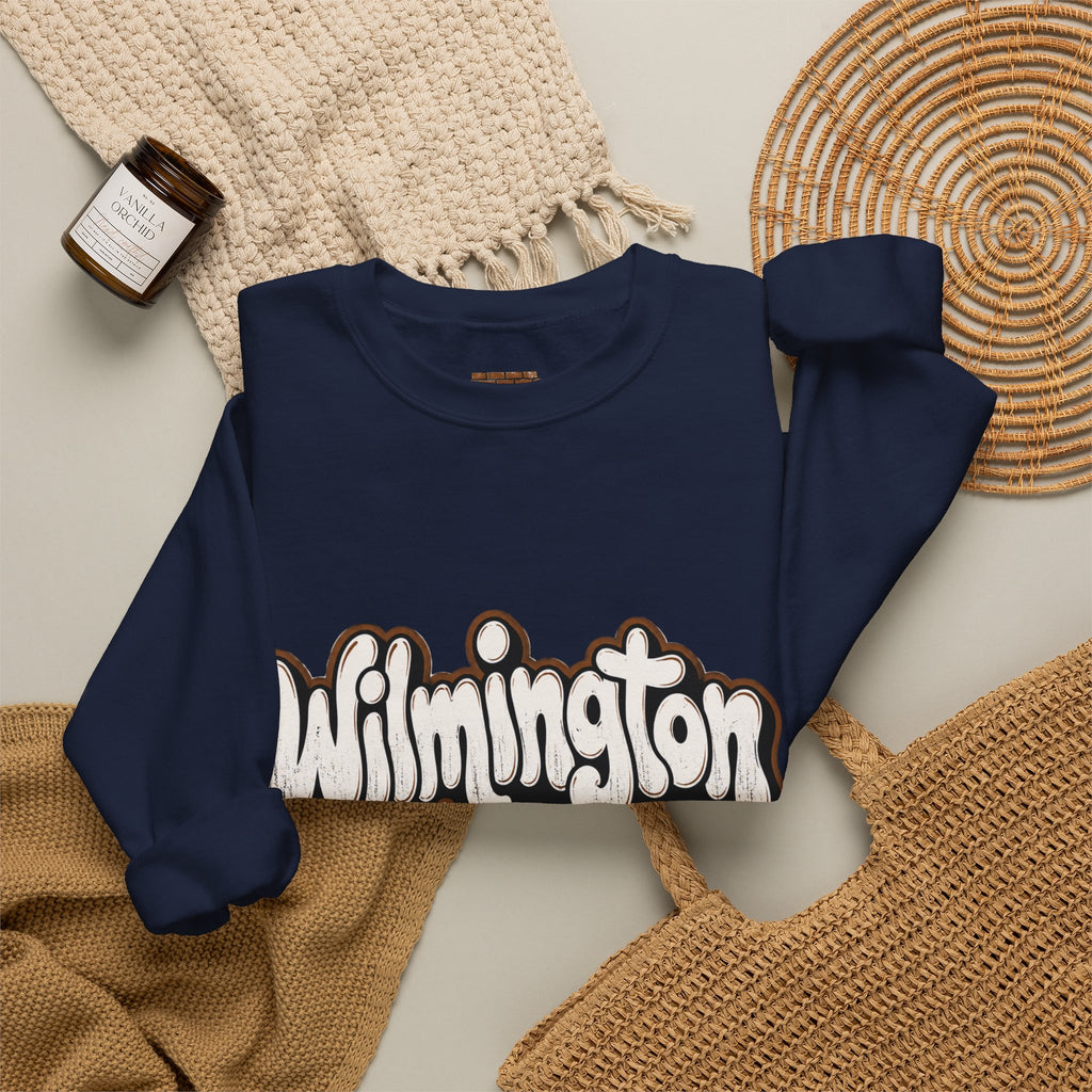 Wilmington Delaware Retro Graphic Sweatshirt