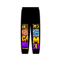 Money Graphic Sweatpants — Colorful Casino Jackpot Leg Art