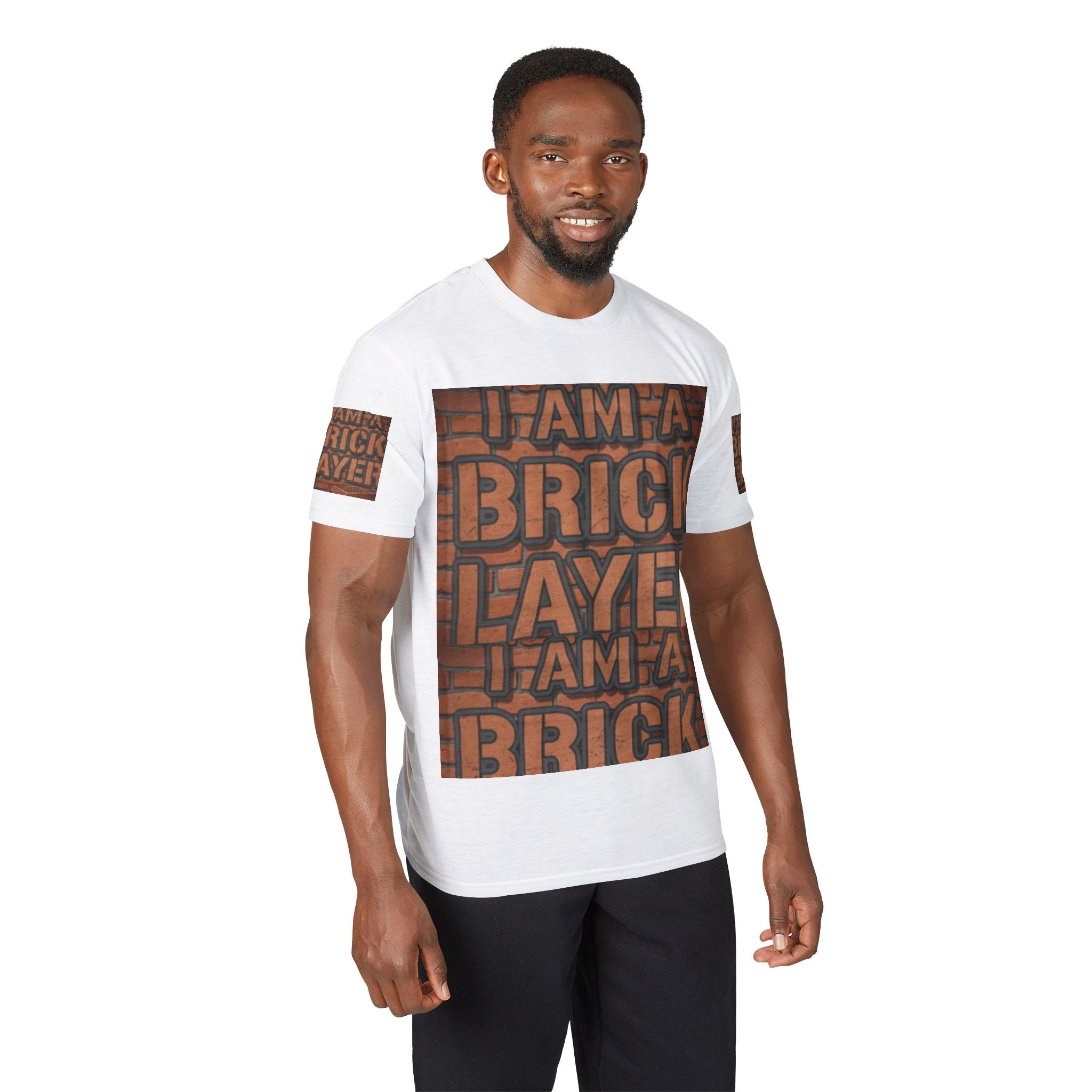 Bricklayer Graphic T-Shirt — "I Am a Bricklayer" Construction Worker Tee
