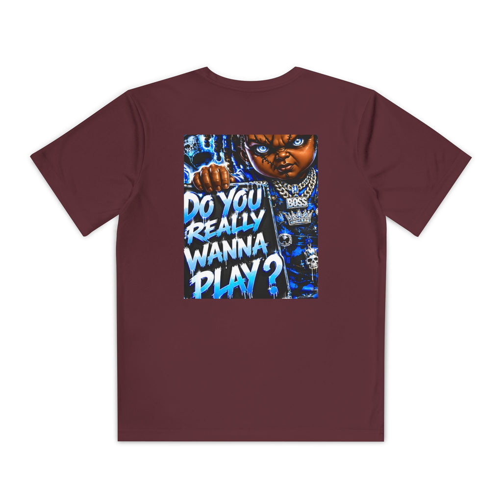 Youth Competitor Tee — 'Do You Really Wanna Play?' Graphic T-Shirt