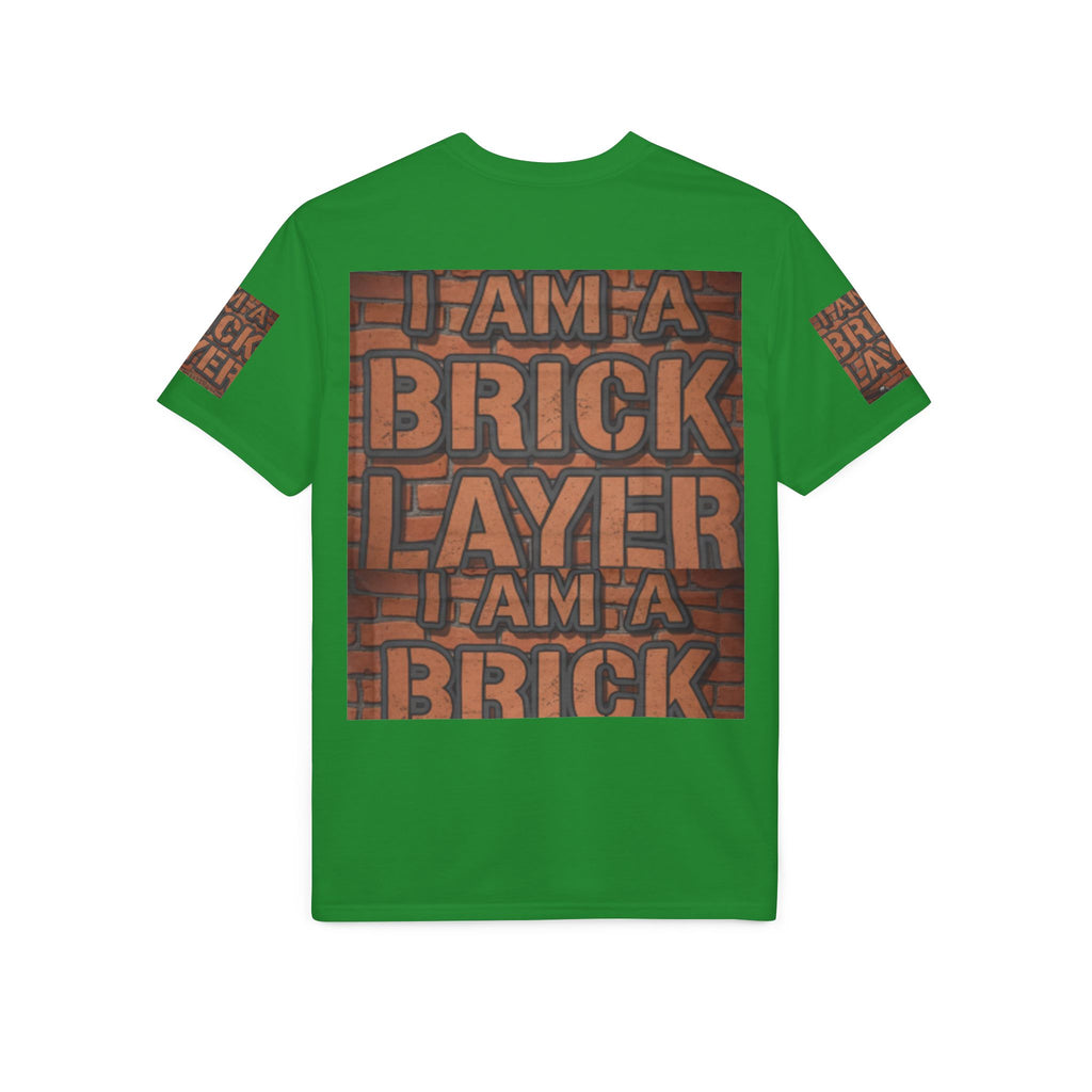 Bricklayer Graphic T-Shirt — "I Am a Bricklayer" Construction Worker Tee