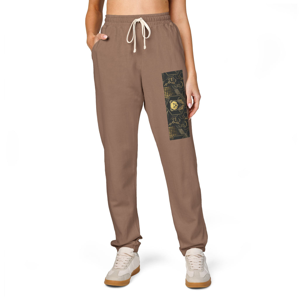 Distressed Graphic Fleece Sweatpants