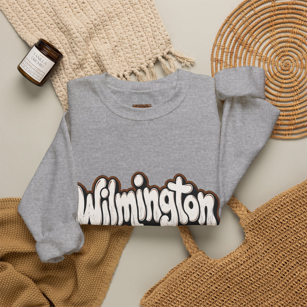 Wilmington Delaware Retro Graphic Sweatshirt