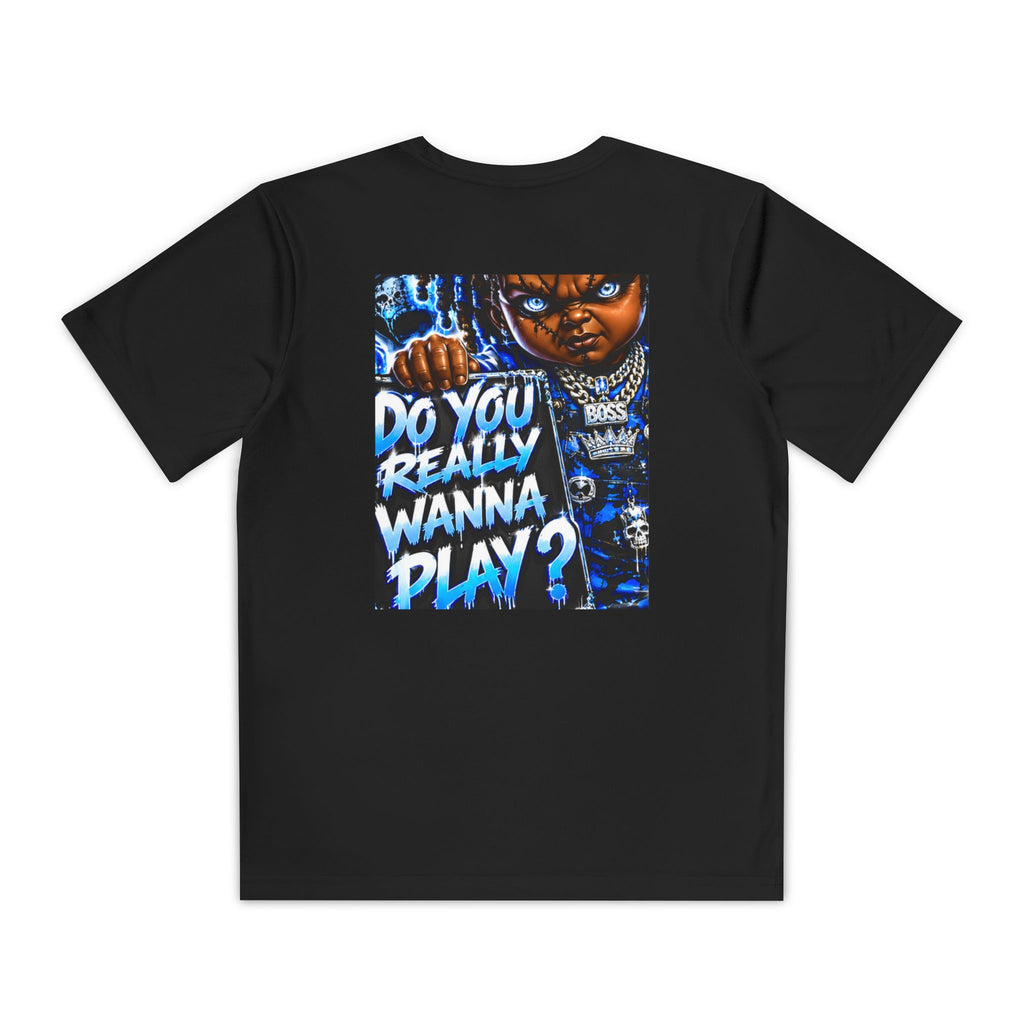 Youth Competitor Tee — 'Do You Really Wanna Play?' Graphic T-Shirt