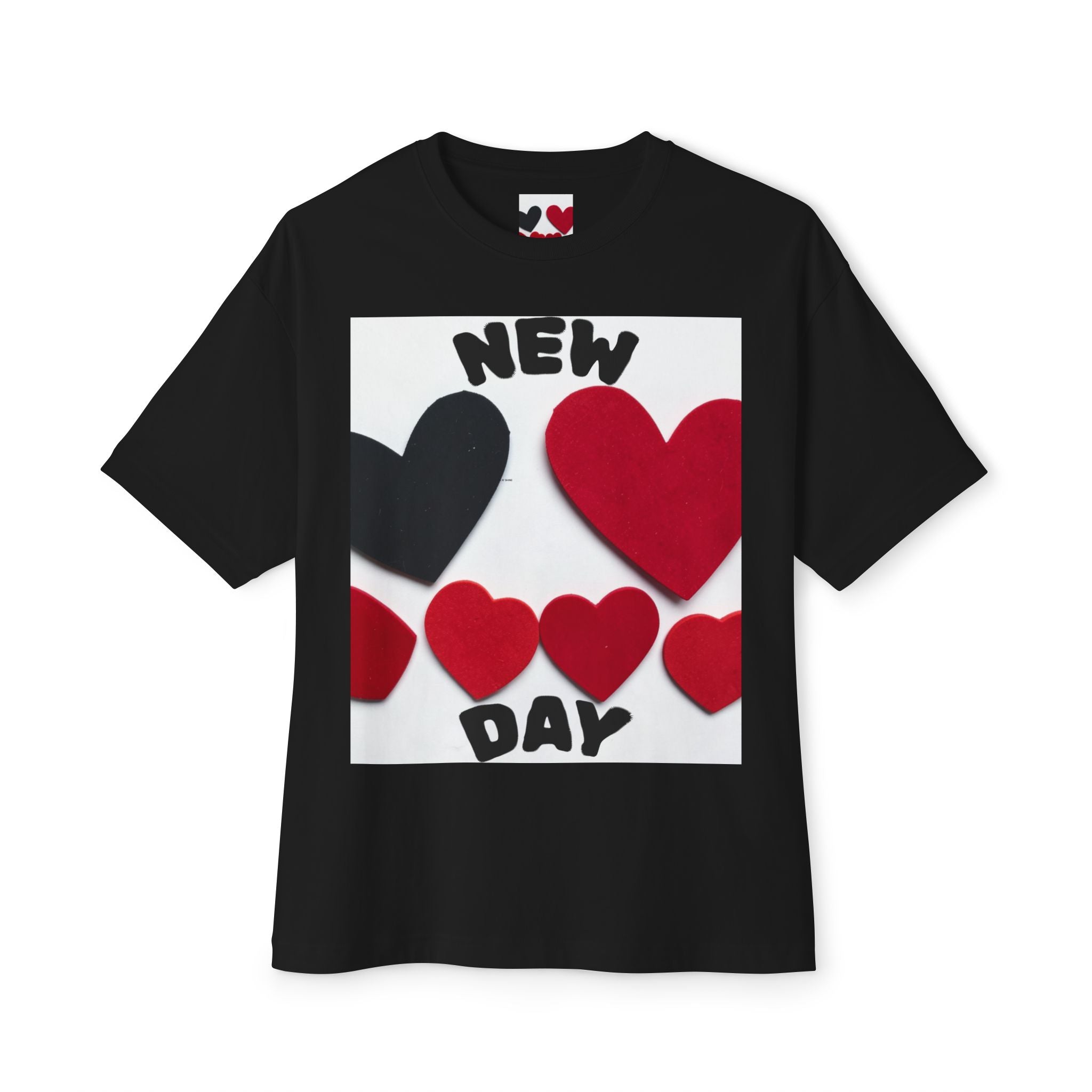 New Me Day Heart Tee