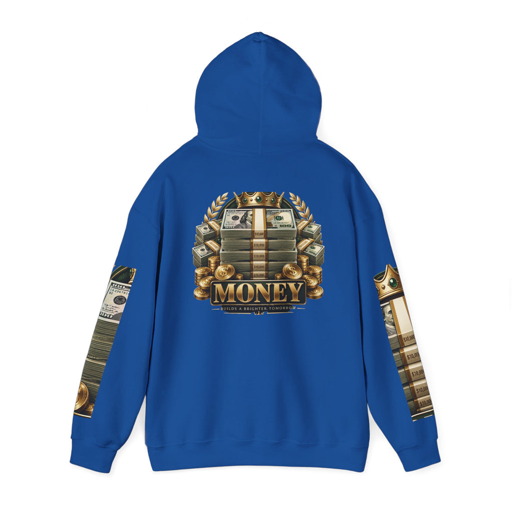 Hoodie — "You Mad At You Not Me! / You Can't Keep Up!" Flame Sleeve Graphic Hoodie